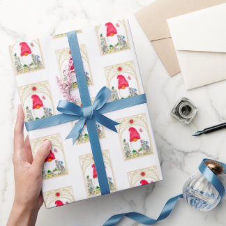 Garden Gnome Gift Wrap