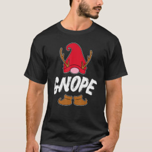 Garden Gnome Gnope Tomte Scandinavian Sweden Nope T-Shirt