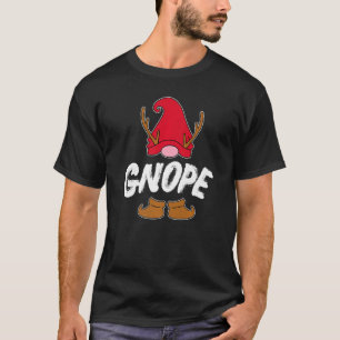 Garden Gnome Gnope Tomte Scandinavian Sweden Nope  T-Shirt