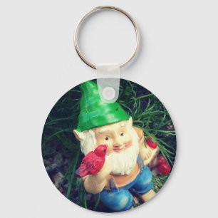 Garden Gnome in my Chamomile#inmygarden Key Ring