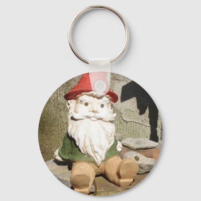 Garden Gnome Key Ring (Front)