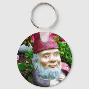 Garden Gnome Key Ring