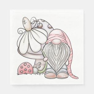 Garden Gnome Napkin