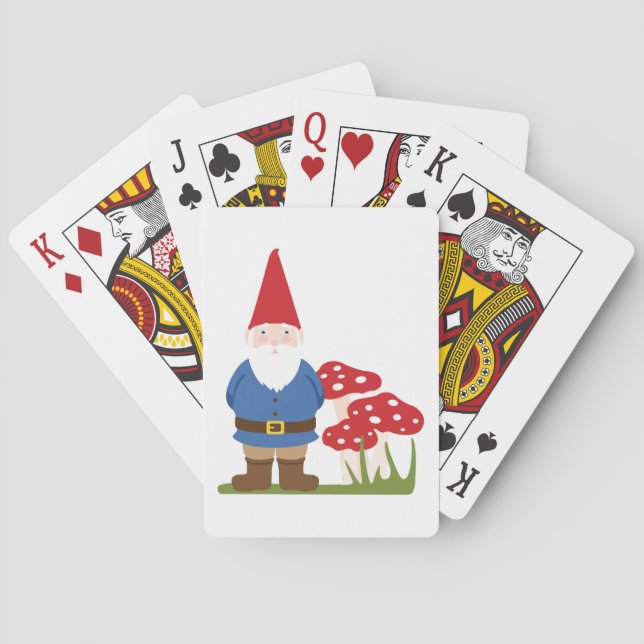 Garden Gnome Playing Cards (Back)