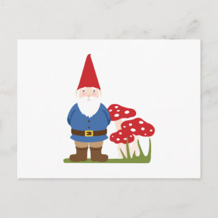 Garden Gnome Postcard
