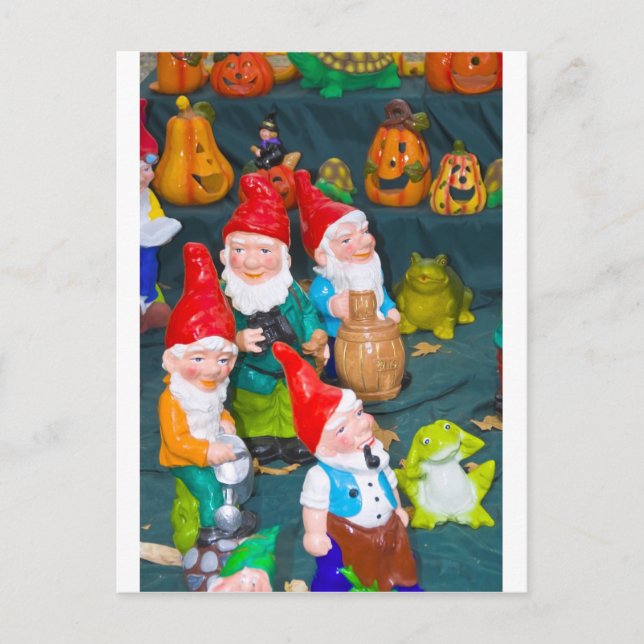 Garden gnome postcard (Front)