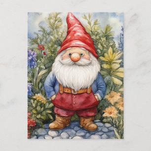 Garden Gnome Postcard