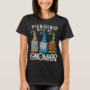 Garden Gnome Pyjamas Christmas Hanging With My Gno T-Shirt