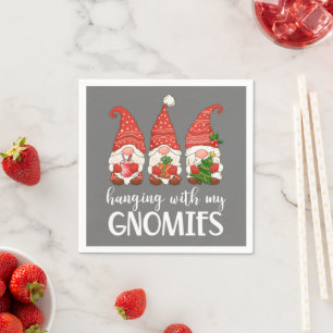 Garden Gnome Pyjamas Christmas - Hanging With My Napkin