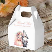 Garden Gnome Romantic Fairytale Wedding Thank You