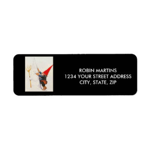 GARDEN GNOMES ADDRESS LABELS