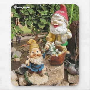 Garden gnomes mouse mat