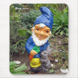 Garden gnomes mouse mat