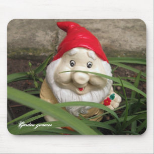 Garden gnomes mouse mat