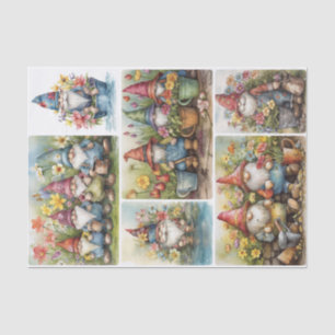 Garden Gnomes  Tissue Paper