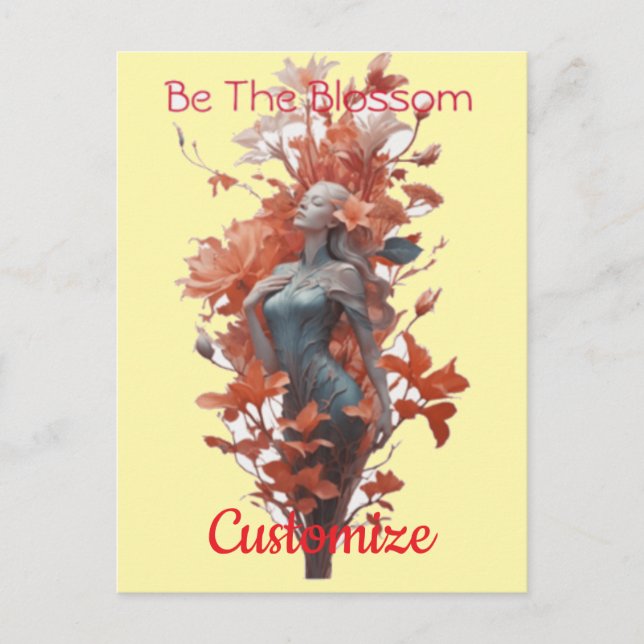 Garden Goddess Blossom Thunder_Cove Postcard (Front)