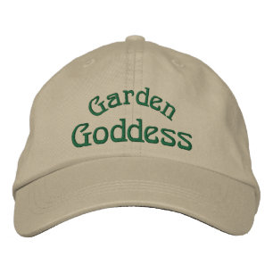 Garden Goddess Embroidered Hat
