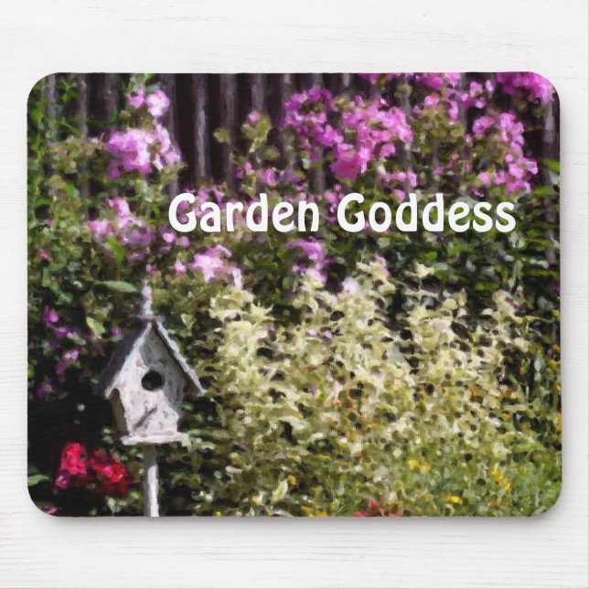 Garden Goddess Flower Garden Mouse Mat (Front)