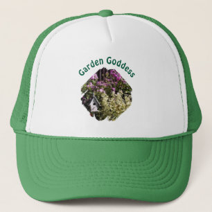 Garden Goddess Flower Garden Trucker Hat