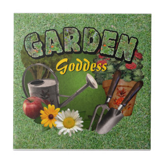 Garden Goddess Tile