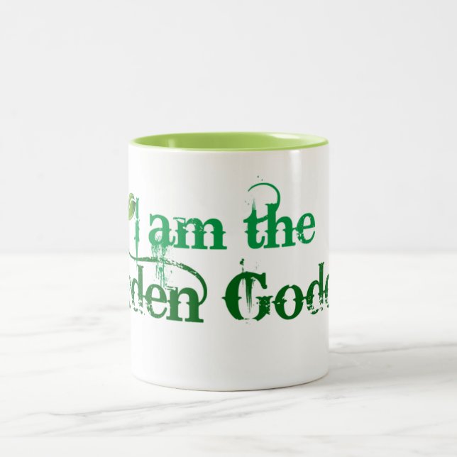 Garden Goddess Two-Tone Coffee Mug (Center)