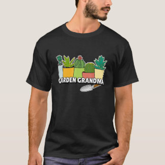Garden Grandma Grandmother Plants And Shovel T-Shirt