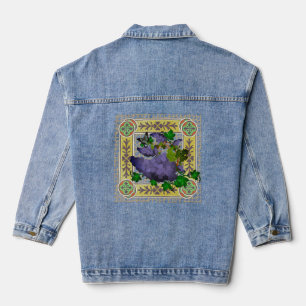 Garden Grapes Amongst the Trellis Denim Jacket