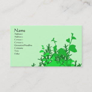 Garden Green Business Card