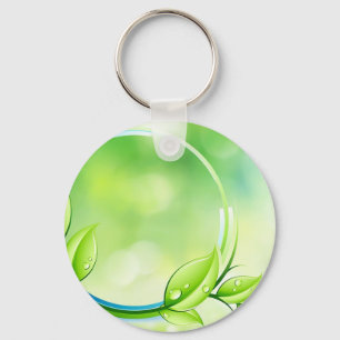 Garden Green Key Ring