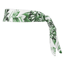 Garden Green Modern Vintage Botanical Floral Toile