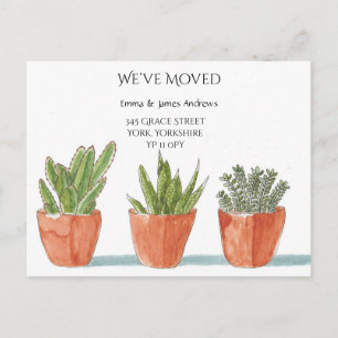 Garden Grown We’ve Moved Announcement Postcard