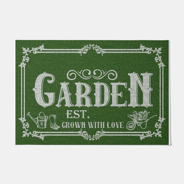 Garden Grown With Love Doormat (Front)