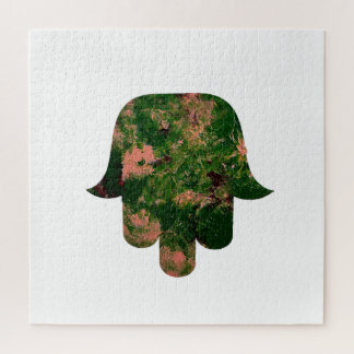 Garden Hamsa Balloon Painting Studio Art Jigsaw Puzzle