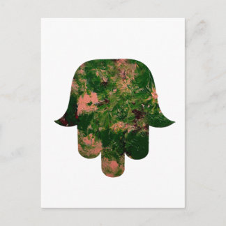 Garden Hamsa Balloon Painting Studio Art Postcard