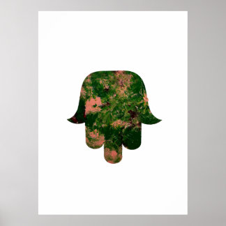 Garden Hamsa Balloon Painting Studio Art Poster