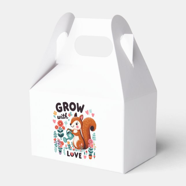 Garden Heartbeat Favour Box (Front Side)