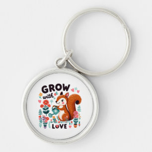 Garden Heartbeat Key Ring