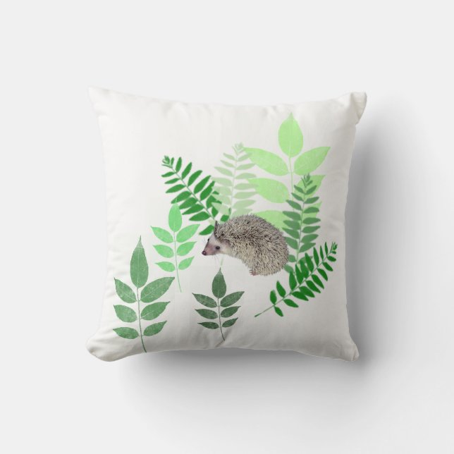 Garden Hedgehog Pillow (Front)
