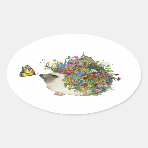 Garden Hedgehog Stickers