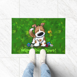 Garden Helper Cute Dog Doormat