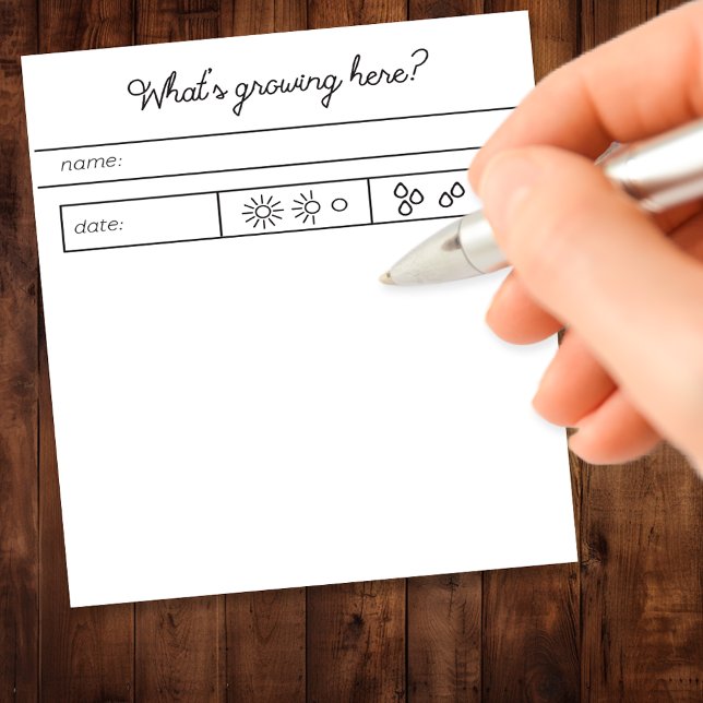 Garden Helper Notepad (Creator Uploaded)