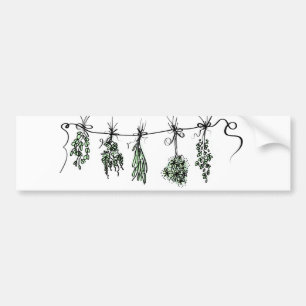 Garden Herbs Bumper Sticker