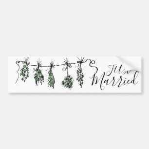 Garden Herbs Bumper Sticker