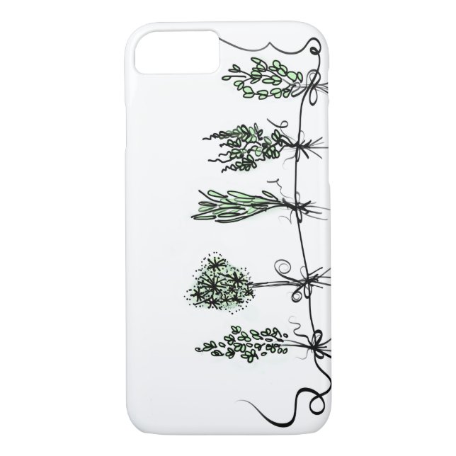 Garden Herbs Case-Mate iPhone Case (Back)