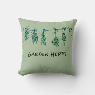 Garden Herbs Cushion