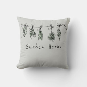 Garden Herbs Cushion