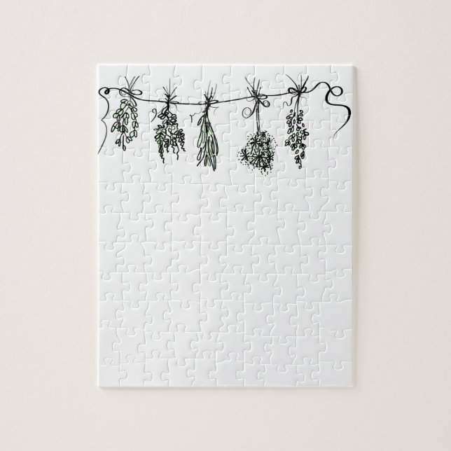 Garden Herbs Jigsaw Puzzle (Vertical)