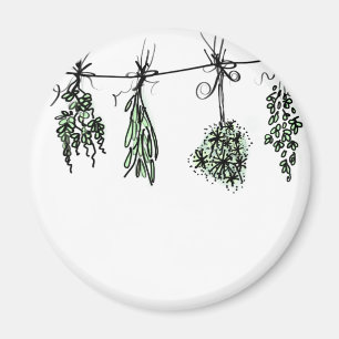 Garden Herbs Magnet