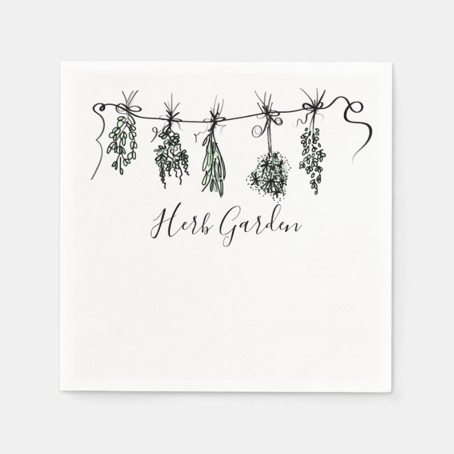 Garden Herbs Napkin (Front)
