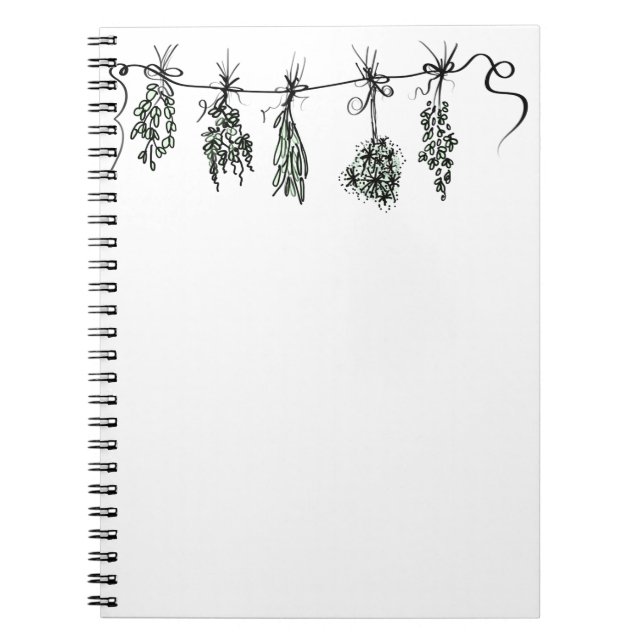 Garden Herbs Notebook (Front)